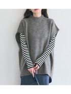 【コカ/COCA】のヤク風ハイネックニットベスト 人気、トレンドファッション・服の通販 founy(ファニー) ファッション Fashion レディースファッション WOMEN アウター Coat Outerwear トップス・カットソー Tops/Tshirt ニット Knit Tops ベスト/ジレ Gilets/Vests ベスト Vest ポケット Pocket thumbnail Charcoal|ID: prp329100004199813 ipo3291000000029096898