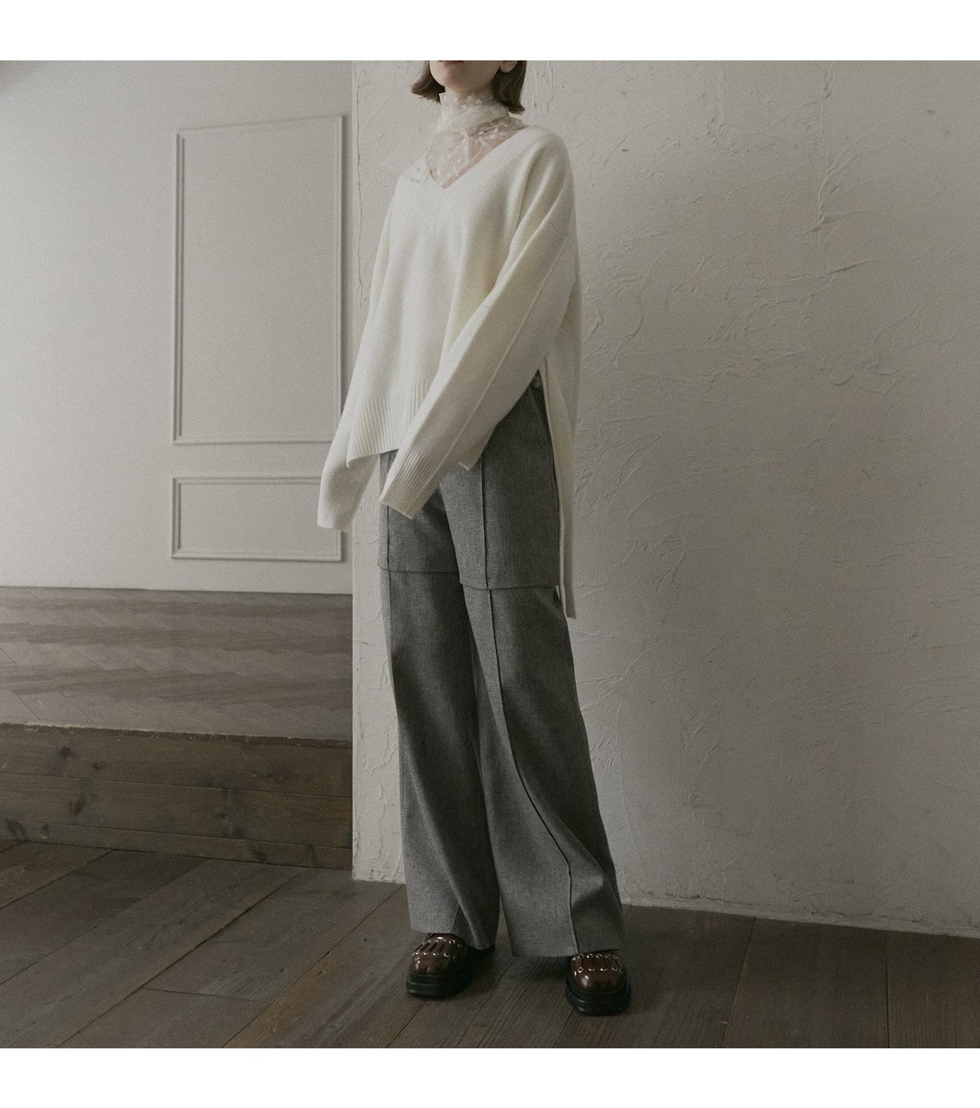 【ルシェル ブルー/LE CIEL BLEU】の2ウェイワイドパンツ / 2Way Wide Pants 人気、トレンドファッション・服の通販 founy(ファニー) 　ファッション　Fashion　レディースファッション　WOMEN　パンツ　Pants　ハーフ　Half　 other-1|ID: prp329100004199871 ipo3291000000029097216