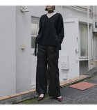 【ルシェル ブルー/LE CIEL BLEU】の2ウェイワイドパンツ / 2Way Wide Pants 人気、トレンドファッション・服の通販 founy(ファニー) ファッション Fashion レディースファッション WOMEN パンツ Pants ハーフ Half thumbnail ブラック|ID: prp329100004199871 ipo3291000000029097221