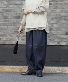 【かぐれ/kagure / URBAN RESEARCH】のデニムボリュームパンツ 人気、トレンドファッション・服の通販 founy(ファニー) ファッション Fashion レディースファッション WOMEN パンツ Pants 2024年 2024 2024春夏・S/S Ss,Spring/Summer,2024 S/S・春夏 Ss・Spring/Summer シンプル Simple センター Center テーパード Tapered デニム Denim バランス Balance ロング Long ワイド Wide 人気 Popularity 夏 Summer thumbnail INDIGO|ID: prp329100004200153 ipo3291000000029149149