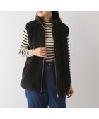 【その他のブランド/Other】のファーボアベスト/135200 人気、トレンドファッション・服の通販 founy(ファニー) ファッション Fashion レディースファッション WOMEN アウター Coat Outerwear トップス・カットソー Tops/Tshirt ベスト/ジレ Gilets/Vests インナー Inner シンプル Simple スウェット Sweat ハイネック High Neck ベスト Vest ポケット Pocket 洗える Washable thumbnail ブラック09|ID: prp329100004200259 ipo3291000000029098840