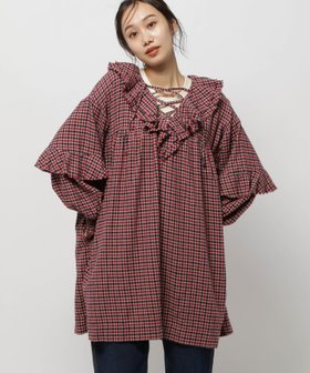 【ニコアンド/niko and】のチェックラッフルチュニック 人気、トレンドファッション・服の通販 founy(ファニー) ファッション Fashion レディースファッション WOMEN トップス・カットソー Tops/Tshirt A/W・秋冬 Aw・Autumn/Winter・Fw・Fall-Winter おすすめ Recommend チェック Check チュニック Tunic バランス Balance フリル Frills レース Race 人気 Popularity |ID:prp329100004200432