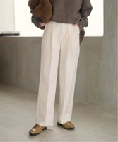 【ジャーナルスタンダード レリューム/JOURNAL STANDARD relume】のストレッチツイルタックパンツ 人気、トレンドファッション・服の通販 founy(ファニー) ファッション Fashion レディースファッション WOMEN パンツ Pants 2024年 2024 2024-2025秋冬・A/W Aw/Autumn/Winter/Fw/Fall/2024-2025 ストレッチ Stretch センター Center ワーク Work |ID:prp329100004200448