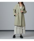 【ナノ ユニバース/nano universe】のメルトンジャージーワイドチェスターコート 24AW 人気、トレンドファッション・服の通販 founy(ファニー) ファッション Fashion レディースファッション WOMEN アウター Coat Outerwear コート Coats チェスターコート Top Coat 今季 This Season ジャージー Jersey スニーカー Sneakers チェスターコート Chester Coat デニム Denim トレンド Trend 定番 Standard ワイド Wide おすすめ Recommend 2024年 2024 2024-2025秋冬・A/W Aw/Autumn/Winter/Fw/Fall/2024-2025 thumbnail グリーン|ID: prp329100004200496 ipo3291000000029463637