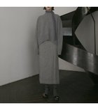 【ルシェル ブルー/LE CIEL BLEU】のロールアップタイトスカート / Roll-up Tight Skirt 人気、トレンドファッション・服の通販 founy(ファニー) ファッション Fashion レディースファッション WOMEN スカート Skirt A/W・秋冬 Aw・Autumn/Winter・Fw・Fall-Winter フロント Front ペンシル Pencil メランジ Melange thumbnail グレー|ID: prp329100004200504 ipo3291000000029101170