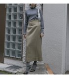 【ルシェル ブルー/LE CIEL BLEU】のロールアップタイトスカート / Roll-up Tight Skirt 人気、トレンドファッション・服の通販 founy(ファニー) ファッション Fashion レディースファッション WOMEN スカート Skirt A/W・秋冬 Aw・Autumn/Winter・Fw・Fall-Winter フロント Front ペンシル Pencil メランジ Melange thumbnail カーキ|ID: prp329100004200504 ipo3291000000029101172