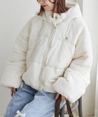 【マジェスティック レゴン/MAJESTIC LEGON】のフード付ボリューム中綿ブルゾン 人気、トレンドファッション・服の通販 founy(ファニー) ファッション Fashion レディースファッション WOMEN アウター Coat Outerwear ブルゾン Blouson/Jackets スタンド Stand ダウン Down チャーム Charm ドット Dot フェミニン Feminine ブルゾン Blouson 再入荷 Restock/Back In Stock/Re Arrival エレガント 上品 Elegant thumbnail アイボリー|ID: prp329100004200534 ipo3291000000029471546