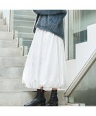 【アバハウスマヴィ/abahouse mavie】のバルーンスカート 人気、トレンドファッション・服の通販 founy(ファニー) ファッション Fashion レディースファッション WOMEN スカート Skirt コンパクト Compact スウェット Sweat バルーン Balloon ビッグ Big ワッシャー Washer thumbnail ホワイト|ID: prp329100004200582 ipo3291000000029568288