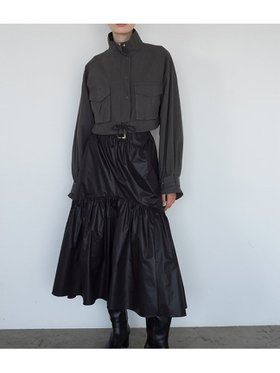 【スナイデル/SNIDEL】のベルトオンギャザーフレアスカート 人気、トレンドファッション・服の通販 founy(ファニー) ファッション Fashion レディースファッション WOMEN スカート Skirt Aライン/フレアスカート Flared A-Line Skirts ベルト Belts ウェーブ Wave ギャザー Gather ジップ Zip ストレート Straight タフタ Taffeta トレンド Trend フィット Fit ポケット Pocket モチーフ Motif おすすめ Recommend エレガント 上品 Elegant |ID:prp329100004200601