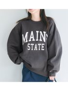 【コカ/COCA】の裏起毛プリントスウェット 人気、トレンドファッション・服の通販 founy(ファニー) ファッション Fashion レディースファッション WOMEN トップス・カットソー Tops/Tshirt パーカ Sweats スウェット Sweat ショルダー Shoulder スウェット Sweat スポーティ Sporty タイトスカート Tight Skirt デニム Denim ドロップ Drop ボトム Bottom ポケット Pocket マキシ Maxi thumbnail Charcoal|ID: prp329100004200645 ipo3291000000029155992