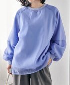 【ラナン/Ranan】のシアーレイヤードゆるシルエットスウェット 人気、トレンドファッション・服の通販 founy(ファニー) ファッション Fashion レディースファッション WOMEN トップス・カットソー Tops/Tshirt パーカ Sweats スウェット Sweat 2023年 2023 2023-2024秋冬・A/W Aw/Autumn/Winter//Fw/Fall-Winter/2023-2024 オーガンジー Organdy シアー Sheer スウェット Sweat トレンド Trend 冬 Winter 切替 Switching thumbnail ブルー|ID: prp329100004200650 ipo3291000000029102467