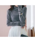 【ラブティックボンボン/La boutique BonBon】のフロッキーチュールタートルカットソー 人気、トレンドファッション・服の通販 founy(ファニー) ファッション Fashion レディースファッション WOMEN トップス・カットソー Tops/Tshirt カットソー Cut and Sewn おすすめ Recommend インナー Inner エレガント 上品 Elegant シアー Sheer シンプル Simple ジャケット Jacket ストレッチ Stretch タートルネック Turtleneck チュール Tulle フィット Fit ベルベット Velvet ボトム Bottom ビジネス 仕事 通勤 Business thumbnail グレー|ID: prp329100004200713 ipo3291000000029103004