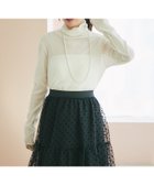 【ラブティックボンボン/La boutique BonBon】のフロッキーチュールタートルカットソー 人気、トレンドファッション・服の通販 founy(ファニー) ファッション Fashion レディースファッション WOMEN トップス・カットソー Tops/Tshirt カットソー Cut and Sewn おすすめ Recommend インナー Inner エレガント 上品 Elegant シアー Sheer シンプル Simple ジャケット Jacket ストレッチ Stretch タートルネック Turtleneck チュール Tulle フィット Fit ベルベット Velvet ボトム Bottom ビジネス 仕事 通勤 Business thumbnail オフホワイト|ID: prp329100004200713 ipo3291000000029103006