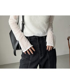 【カプリシューレマージュ/CAPRICIEUX LEMAGE】の【ジェンダーレス】レースロンT 人気、トレンドファッション・服の通販 founy(ファニー) ファッション Fashion レディースファッション WOMEN トップス・カットソー Tops/Tshirt ロング / Tシャツ T-Shirts おすすめ Recommend インナー Inner キャミワンピース Cami Dress シンプル Simple ジャケット Jacket スリット Slit レース Race |ID:prp329100004200721