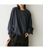 【リヴドロワ/RIVE DROITE】の【MYSELFbyRD】LooseSweatshirt 人気、トレンドファッション・服の通販 founy(ファニー) ファッション Fashion レディースファッション WOMEN トップス・カットソー Tops/Tshirt シャツ/ブラウス Shirts/Blouses パーカ Sweats ロング / Tシャツ T-Shirts スウェット Sweat インナー Inner スウェット Sweat 長袖 Long Sleeve フォルム Form ルーズ Loose ロング Long おすすめ Recommend thumbnail ネイビー|ID: prp329100004200725 ipo3291000000029103049