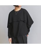 【ビューティ&ユース ユナイテッドアローズ/BEAUTY&YOUTH / UNITED ARROWS】の【WEB限定】ケープフリル レイヤーカットソー BLACK|ID:prp329100004200729