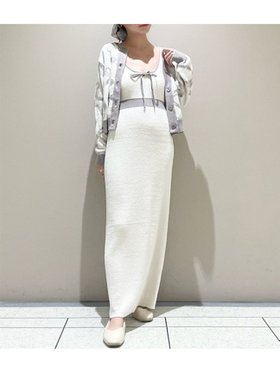 【スナイデル ホーム/SNIDEL HOME】 【WEB限定カラーあり】【CreamyTouch】リボンジャガードワンピース人気、トレンドファッション・服の通販 founy(ファニー) ファッション Fashion レディースファッション WOMEN ワンピース Dress おすすめ Recommend なめらか Smooth ジャカード Jacquard リボン Ribbon 無地 Plain Color |ID:prp329100004200765