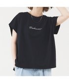 【アバハウスマヴィ/abahouse mavie】の刺繍ロゴTシャツ 人気、トレンドファッション・服の通販 founy(ファニー) ファッション Fashion レディースファッション WOMEN トップス・カットソー Tops/Tshirt シャツ/ブラウス Shirts/Blouses ロング / Tシャツ T-Shirts インナー Inner ジャケット Jacket ボトム Bottom ロング Long ワイド Wide 夏 Summer thumbnail ダークネイビー|ID: prp329100004200770 ipo3291000000029103273