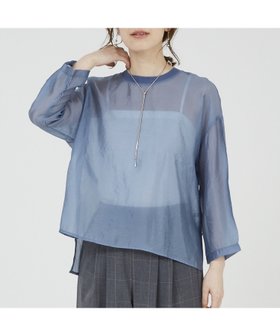 【アバハウスマヴィ/abahouse mavie】の【シアートップス】7分袖シアーTシャツ 人気、トレンドファッション・服の通販 founy(ファニー) ファッション Fashion レディースファッション WOMEN トップス・カットソー Tops/Tshirt シャツ/ブラウス Shirts/Blouses ロング / Tシャツ T-Shirts おすすめ Recommend インナー Inner キャミソール Camisole シアー Sheer タンク Tank ワッシャー Washer エレガント 上品 Elegant 秋 Autumn/Fall |ID:prp329100004200778