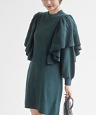 【アールピーエス/rps】のフリルニットワンピース 人気、トレンドファッション・服の通販 founy(ファニー) ファッション Fashion レディースファッション WOMEN ワンピース Dress ニットワンピース Knit Dresses ポケット Pocket thumbnail ダークグリーン|ID: prp329100004200792 ipo3291000000029103402