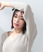 【ビームス ハート/BEAMS HEART】のVネック リブニット 24AW 人気、トレンドファッション・服の通販 founy(ファニー) ファッション Fashion レディースファッション WOMEN トップス・カットソー Tops/Tshirt ニット Knit Tops Vネック V-Neck インナー Inner キャミワンピース Cami Dress サロペット Overalls シンプル Simple ストレート Straight スリット Slit フレア Flare ベーシック Basic リブニット Rib Knit ロング Long ワイド Wide ワイドリブ Wide Rib 2024年 2024 エレガント 上品 Elegant 2024-2025秋冬・A/W Aw/Autumn/Winter/Fw/Fall/2024-2025 thumbnail GREIGE|ID: prp329100004200835 ipo3291000000029162661