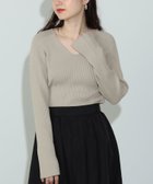 【ビームス ハート/BEAMS HEART】のVネック リブニット 24AW BEIGE|ID: prp329100004200835 ipo3291000000029162664