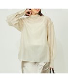 【その他のブランド/Other】のsize SHORTあり スタンドカラー シアー ブラウス CREAM|ID: prp329100004201328 ipo3291000000029461002