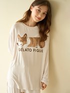 【ジェラート ピケ/gelato pique】のSLEEPING DOGワンポイントロンT 人気、トレンドファッション・服の通販 founy(ファニー) ファッション Fashion レディースファッション WOMEN トップス・カットソー Tops/Tshirt ロング / Tシャツ T-Shirts おすすめ Recommend なめらか Smooth イラスト Illustration カットソー Cut And Sew フレンチ French ロング Long ワンポイント One Point 手描き Hand Drawn 犬 Dog thumbnail OWHT[002]|ID: prp329100004201334 ipo3291000000029108925