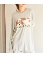 【ジェラート ピケ/gelato pique】のSLEEPING DOGワンポイントロンT 人気、トレンドファッション・服の通販 founy(ファニー) ファッション Fashion レディースファッション WOMEN トップス・カットソー Tops/Tshirt ロング / Tシャツ T-Shirts おすすめ Recommend なめらか Smooth イラスト Illustration カットソー Cut And Sew フレンチ French ロング Long ワンポイント One Point 手描き Hand Drawn 犬 Dog thumbnail GRY[006]|ID: prp329100004201334 ipo3291000000029108927