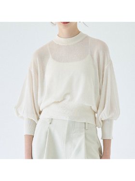 【コカ/COCA】のシアーバルーンニット 人気、トレンドファッション・服の通販 founy(ファニー) ファッション Fashion レディースファッション WOMEN トップス・カットソー Tops/Tshirt ニット Knit Tops おすすめ Recommend キャミソール Camisole スラックス Slacks スリーブ Sleeve タンク Tank バルーン Balloon ポケット Pocket リラックス Relax ワイド Wide エレガント 上品 Elegant |ID:prp329100004201339