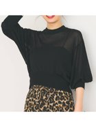 【コカ/COCA】のシアーバルーンニット 人気、トレンドファッション・服の通販 founy(ファニー) ファッション Fashion レディースファッション WOMEN トップス・カットソー Tops/Tshirt ニット Knit Tops おすすめ Recommend キャミソール Camisole スラックス Slacks スリーブ Sleeve タンク Tank バルーン Balloon ポケット Pocket リラックス Relax ワイド Wide エレガント 上品 Elegant thumbnail Black|ID: prp329100004201339 ipo3291000000029108951