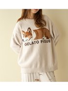 【ジェラート ピケ/gelato pique】のエアモコSLEEPING DOG ジャガードプルオーバー 人気、トレンドファッション・服の通販 founy(ファニー) ファッション Fashion レディースファッション WOMEN トップス・カットソー Tops/Tshirt プルオーバー Pullover おすすめ Recommend フレンチ French ロング Long 犬 Dog 軽量 Lightweight thumbnail BEG[037]|ID: prp329100004201340 ipo3291000000029108952