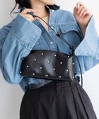 【ローリーズファーム/LOWRYS FARM】のパールツキショルダーBAG 人気、トレンドファッション・服の通販 founy(ファニー) ファッション Fashion レディースファッション WOMEN バッグ Bag ギャザー Gather スマホ Smartphone チャーム Charm ポケット Pocket thumbnail ブラック×パール09|ID: prp329100004201416 ipo3291000000029109608