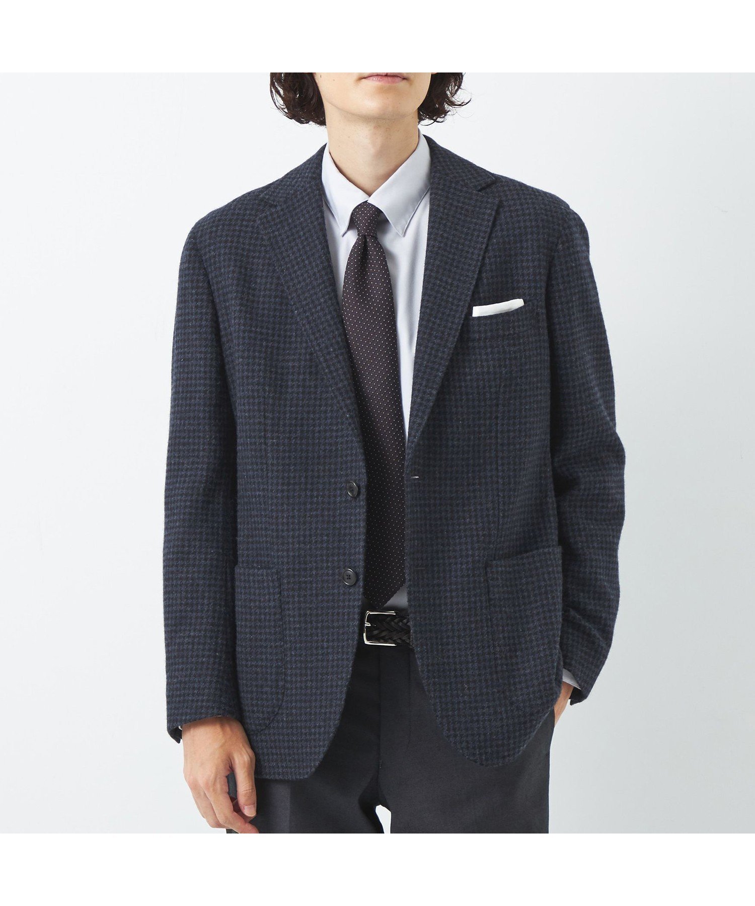 【その他のブランド/Other】のRE NEWOOL チドリ 2B RG ジャケット 人気、トレンドファッション・服の通販 founy(ファニー) 　ファッション　Fashion　メンズファッション　MEN　インナー　Inner　ジャケット　Jacket　スリム　Slim　ツイード　Tweed　デニム　Denim　パッチ　Patch　ポケット　Pocket　おすすめ　Recommend　エレガント 上品　Elegant　ビジネス 仕事 通勤　Business　 other-1|ID: prp329100004201585 ipo3291000000029505841