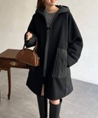 【シェトワ/Chez toi】のウール×ダウンキルティングフードコート 人気、トレンドファッション・服の通販 founy(ファニー) ファッション Fashion レディースファッション WOMEN アウター Coat Outerwear コート Coats アクリル Acrylic キルティング Quilting キルト Quilt シンプル Simple ダウン Down デニム Denim ドッキング Docking フェザー Feather ミックス Mix ワイド Wide プチプライス・低価格 Affordable おすすめ Recommend ビジネス 仕事 通勤 Business thumbnail ブラック|ID: prp329100004201727 ipo3291000000029111081