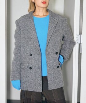 【シティーショップ/CITYSHOP】のNEP WOOL W ジャケット 人気、トレンドファッション・服の通販 founy(ファニー) ファッション Fashion レディースファッション WOMEN アウター Coat Outerwear ジャケット Jackets 2024年 2024 2024-2025秋冬・A/W Aw/Autumn/Winter/Fw/Fall/2024-2025 クラシック Classic ジャケット Jacket ネップ Nep Yarn |ID:prp329100004201819