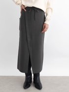 【ラシュッド/LASUD】のフロントスリットニットスカート 人気、トレンドファッション・服の通販 founy(ファニー) ファッション Fashion レディースファッション WOMEN スカート Skirt おすすめ Recommend スリット Slit フィット Fit フロント Front ポケット Pocket 今季 This Season thumbnail チャコールグレー|ID: prp329100004201826 ipo3291000000029418540