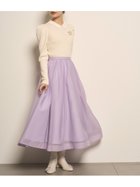 【セルフォード/CELFORD】のシアースカート 人気、トレンドファッション・服の通販 founy(ファニー) ファッション Fashion レディースファッション WOMEN スカート Skirt インナー Inner オーガンジー Organdy ギャザー Gather シンプル Simple ツイル Twill thumbnail LAV[071]|ID: prp329100004201869 ipo3291000000029111654