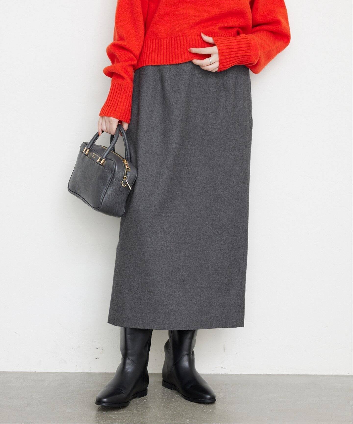 【スローブ イエナ/SLOBE IENA】のウール混タイトスカート 人気、トレンドファッション・服の通販 founy(ファニー) 　ファッション　Fashion　レディースファッション　WOMEN　スカート　Skirt　2024年　2024　2024-2025秋冬・A/W　Aw/Autumn/Winter/Fw/Fall/2024-2025　おすすめ　Recommend　シンプル　Simple　ストレッチ　Stretch　タイトスカート　Tight Skirt　フロント　Front　楽ちん　Easy　 other-1|ID: prp329100004201871 ipo3291000000029515448