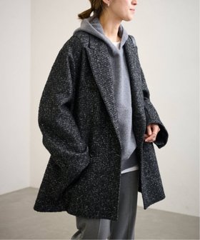 【フレームワーク/FRAMeWORK】のCOUTURE DADAM Silknep Tweed Cottage Coat 人気、トレンドファッション・服の通販 founy(ファニー) ファッション Fashion レディースファッション WOMEN アウター Coat Outerwear コート Coats 2024年 2024 2024-2025秋冬・A/W Aw/Autumn/Winter/Fw/Fall/2024-2025 コレクション Collection |ID:prp329100004201906