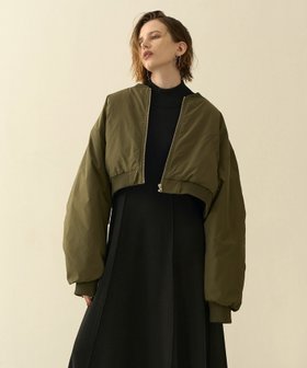 【ミエリインヴァリアント/MIELIINVARIANT】のCropped Bicolor MA-1 人気、トレンドファッション・服の通販 founy(ファニー) ファッション Fashion レディースファッション WOMEN アウター Coat Outerwear MA-1 MA-1 おすすめ Recommend クロップド Cropped シンプル Simple 夏 Summer 防寒 Cold Protection |ID:prp329100004201999