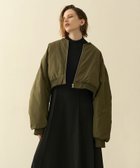 【ミエリインヴァリアント/MIELIINVARIANT】のCropped Bicolor MA-1 人気、トレンドファッション・服の通販 founy(ファニー) ファッション Fashion レディースファッション WOMEN アウター Coat Outerwear MA-1 MA-1 おすすめ Recommend クロップド Cropped シンプル Simple 夏 Summer 防寒 Cold Protection thumbnail KHAKI|ID: prp329100004201999 ipo3291000000029112035