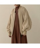 【ミエリインヴァリアント/MIELIINVARIANT】のMarshmallow Smooth MA-1 人気、トレンドファッション・服の通販 founy(ファニー) ファッション Fashion レディースファッション WOMEN アウター Coat Outerwear MA-1 MA-1 ギャザー Gather スタイリッシュ Stylish スリーブ Sleeve バランス Balance バルーン Balloon フォルム Form 夏 Summer 軽量 Lightweight thumbnail LATTE|ID: prp329100004202000 ipo3291000000029112039