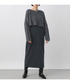 【アパートバイローリーズ/apart by lowrys】のツィード2Pニットワンピース 人気、トレンドファッション・服の通販 founy(ファニー) ファッション Fashion レディースファッション WOMEN ワンピース Dress ニットワンピース Knit Dresses おすすめ Recommend アクリル Acrylic カーディガン Cardigan クロップド Cropped ストレッチ Stretch ツィード Tweed ノースリーブ No Sleeve thumbnail チャコールグレー18|ID: prp329100004202026 ipo3291000000029112128