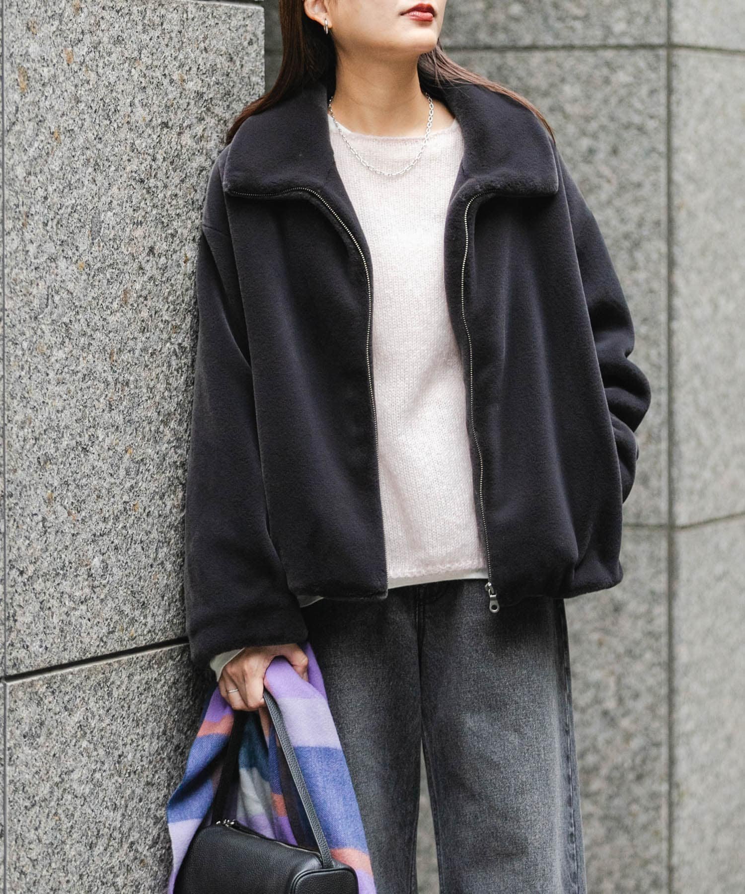 【アーバンリサーチ/URBAN RESEARCH】のエコファージップコート 人気、トレンドファッション・服の通販 founy(ファニー) 　ファッション　Fashion　レディースファッション　WOMEN　アウター　Coat Outerwear　コート　Coats　2024年　2024　2024-2025秋冬・A/W　Aw/Autumn/Winter/Fw/Fall/2024-2025　A/W・秋冬　Aw・Autumn/Winter・Fw・Fall-Winter　冬　Winter　おすすめ　Recommend　ジップ　Zip　スタンド　Stand　スラックス　Slacks　フェイクレザー　Faux Leather　ベルベット　Velvet　ボトム　Bottom　日本製　Made In Japan　防寒　Cold Protection　 other-1|ID: prp329100004202087 ipo3291000000029472173