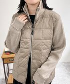 【その他のブランド/Other】の【WEB限定】【TAION/タイオン】ハイネックニットダウンカーデ 人気、トレンドファッション・服の通販 founy(ファニー) ファッション Fashion レディースファッション WOMEN トップス・カットソー Tops/Tshirt ニット Knit Tops インナー Inner カーディガン Cardigan 軽量 Lightweight シンプル Simple ジャケット Jacket スリット Slit タフタ Taffeta ダウン Down ロング Long 2024年 2024 2024-2025秋冬・A/W Aw/Autumn/Winter/Fw/Fall/2024-2025 thumbnail ベージュ|ID: prp329100004202097 ipo3291000000029182336