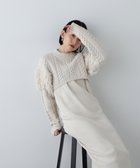 【エヌ ナチュラルビューティーベーシック/N.Natural Beauty basic】のクロップドニットセットワンピース 人気、トレンドファッション・服の通販 founy(ファニー) ファッション Fashion レディースファッション WOMEN ワンピース Dress クロップド Cropped thumbnail オフ1|ID: prp329100004202174 ipo3291000000029113000