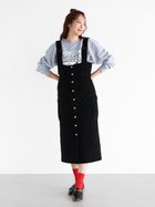 【ヴァン/Vin】のキルティングベロアジャンパースカート 人気、トレンドファッション・服の通販 founy(ファニー) ファッション Fashion レディースファッション WOMEN スカート Skirt A/W・秋冬 Aw・Autumn/Winter・Fw・Fall-Winter カットソー Cut And Sew ベロア Velor ポケット Pocket エレガント 上品 Elegant thumbnail ブラック|ID: prp329100004202188 ipo3291000000029113076