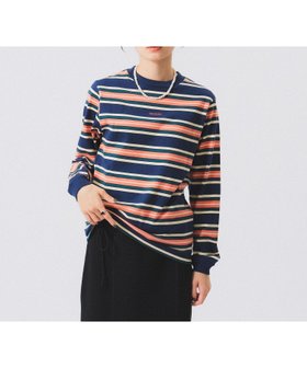 【ビームス ウイメン/BEAMS】のボーイ エンブロイダリー ボーダー ロングスリーブ Tシャツ 24AW 人気、トレンドファッション・服の通販 founy(ファニー) ファッション Fashion レディースファッション WOMEN トップス・カットソー Tops/Tshirt シャツ/ブラウス Shirts/Blouses ロング / Tシャツ T-Shirts 2024年 2024 2024-2025秋冬・A/W Aw/Autumn/Winter/Fw/Fall/2024-2025 インナー Inner エンブロイダリー Embroidery カットソー Cut And Sew カラフル Colorful スリーブ Sleeve バランス Balance ベーシック Basic ボーダー Border ロング Long ワンポイント One Point 長袖 Long Sleeve |ID:prp329100004202199