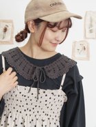 【サマンサモスモス/Samansa Mos2】の取り外し配色襟付きカットソー 人気、トレンドファッション・服の通販 founy(ファニー) ファッション Fashion レディースファッション WOMEN トップス・カットソー Tops/Tshirt カットソー Cut and Sewn カットソー Cut And Sew ガーリー Girly シンプル Simple レース Race 切替 Switching thumbnail ブラック|ID: prp329100004202375 ipo3291000000029188779